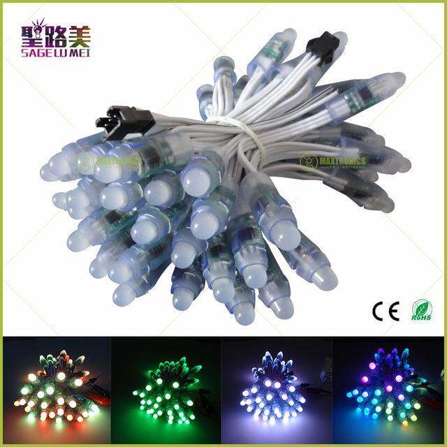 50pcs-unit-dc5v-ws2811-led-pixel-moduleblack-green-white-rgb-wire-string-lights-christmas-holidayaddressableip68-waterproof