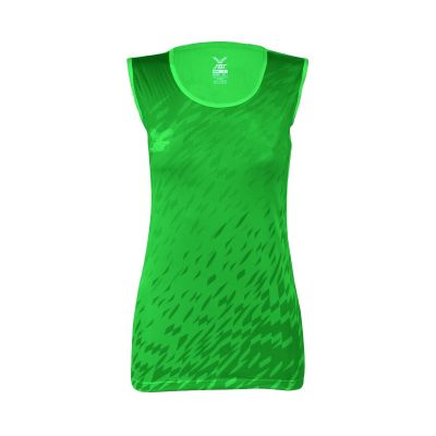 FBT เสื้อวิ่งหญิงพิมพ์ลาย (แบบบาง)  เสื้อแขนกุด เสื้อผู้หญิง เสื้อออกกำลังกาย เสื้อกีฬา เสื้อวิ่ง A2K502