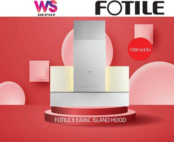 FOTILE EA06C Island Cooker Hood Lazada