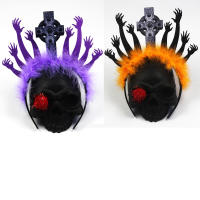 Costume Hairbands For Halloween Festive Party Hairbands Zombie-inspired Hair Accessories Halloween-themed Hairbands Holiday Ball Headbands