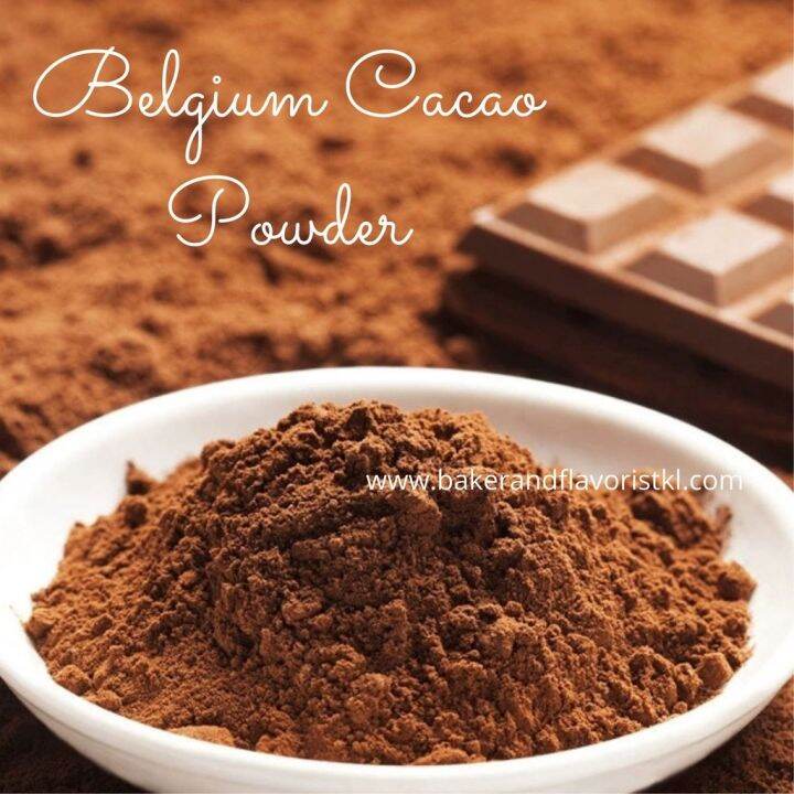 Premium Belgium Cacao Powder 高级 浓香可可粉 cocoa Serbuk Koko Chocolate Latte ...