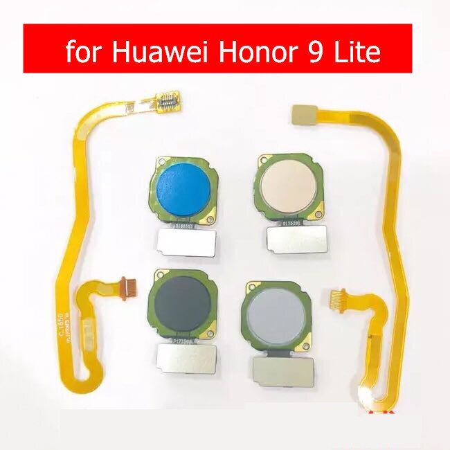 【✲High Quality✲】 anlei3 สำหรับสแกนเนอร์ปุ่มลายนิ้วมือ Huawei Honor 9 Lite สายเคเบิลปุ่มโฮมโค้งเซ็นเซอร์ Id สัมผัสชิ้นส่วนซ่อมสายเฟล็กซ์
