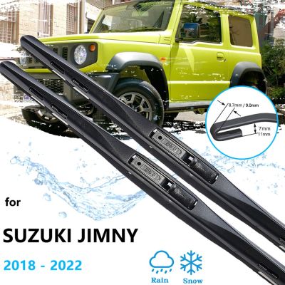สำหรับ Suzuki Jimny JB64W JB74W 2018 2019 2020 2021 2022รถยนต์แฮทช์แบคไร้กรอบกระจกของเล่นเด็กบาจาเปลี่ยนก้านปัดน้ำฝน