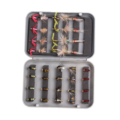 40 Lures Flies For Fit Trout Pike Bass Dry Handmade Fly Piece