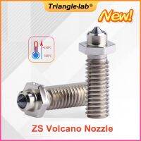 Trianglelab ZS หัวฉีดโวลแคโนเหล็กกล้าโลหะผสมทองแดงอุณหภูมิสูงและทนต่อการสึกหรอสำหรับภูเขาไฟ Hotend 3D เครื่องพิมพ์