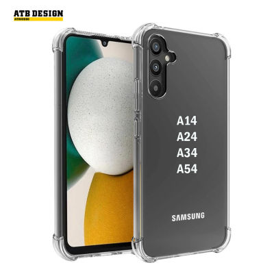 เคสมือถือ KingKong เคสกันกระแทก Samsung Galaxy A14/A24/A34/A54/A13/A33/A53/A73 ขอบนิ่มหลังแข็ง เคสใส AtouchBo ส่งจากไทย Transparent