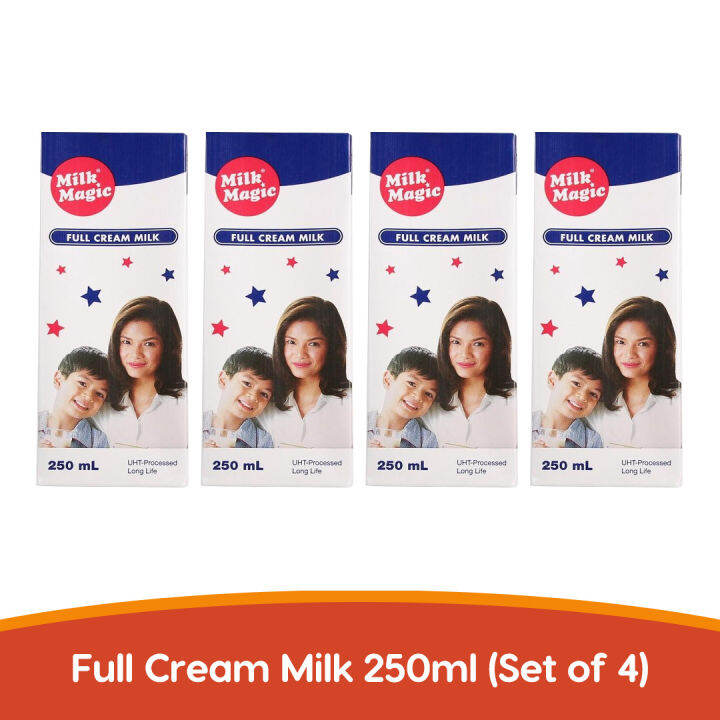 BelowSrp Grocery Milk Magic Full Cream Milk 250ml (Set of 4) Lazada PH