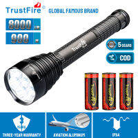 TrustFire TR-J18ไฟฉาย LED 7 X LEDs 8000 Lumens ไฟฉายยุทธวิธีค้นหาและกู้ภัยไฟฉายโดยใช้18650หรือ26650แบตเตอรี่เหมาะสำหรับความเข้มสูงกิจกรรมกลางแจ้ง (ไฟฉายเท่านั้น)