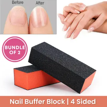 Amazon.com : 12 Pcs Nail Buffer Block for Acrylic and Natural Nails, 4 Sided  Sanding Buffers for Gel Nails Fingernail Shine Buffing Filer Set,  Professional Manicure Polisher Buffer Bulk Medium Grit Mix