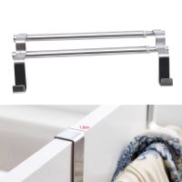 Bathroom Towel Rack Towel Hanger Over Door Bath Towel Holder Wall Hanging Towel Bar Stainless Kitchen Cabinet Shelf Organizer