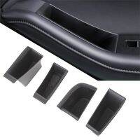 4Pcs Interior Auto Door Storage Organizer Holder Box For Mazda 3 Axela 2020 ABS Plastic