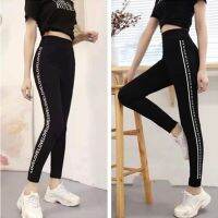 Leggings กางเกงจ๊อกกิ้งสำหรับเลกกิ้งผู้หญิงผู้หญิงชุดออกกำลังกายแฟชั่นของผู้หญิง Zumba โยคะและเครื่องแต่งกายในชีวิตประจำวันเลกกิ้งผ้าฝ้าย3803/3804/031