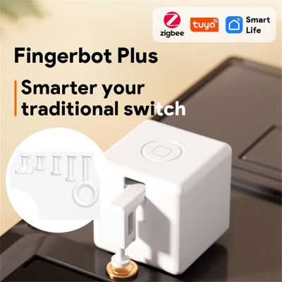 TUYA Smart Fingerbot Plus+Toolkit Zigbee Switch Bot Knop Pusher Smart Home Smart Life App Voice Control with App