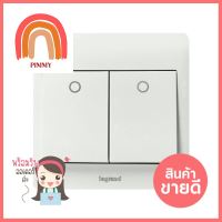 ชุดสวิตช์ 1 ทาง 2 ช่อง BTICINO P50103 สีขาว1-WAY SWITCH SET BTICINO P50103 2-GANG WHITE **โปรโมชั่นสุดคุ้ม โค้งสุดท้าย**