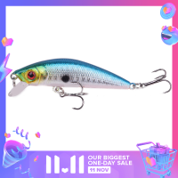 ✨???LANG 1ชิ้นเหยื่อตกปลา minnow 70mm 7.5g เหยื่อปลอมพลาสติกแข็งสำหรับว่ายน้ำเบส