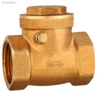 ❍๑ 1pc BSPP Brass Check Valve DN25 N20 Female Thread Brass Non-return Swing Check Valve 232PSI Prevent Water Backflow