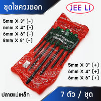 ชุดไขควงตอก 7 ชิ้น WoldChamp เหล็ก CR-V ไขควง ด้ามทะลุ ท้ายตอกได้ ปลายแม่เหล็ก ไขควงปากแบน ไขควงปากแฉก