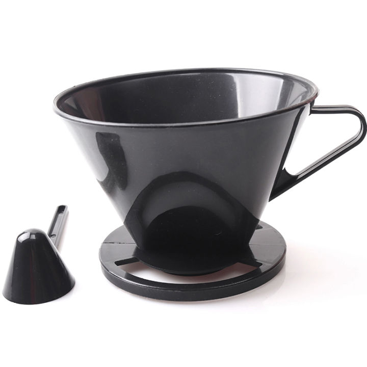 fuchun-ที่กรองกาแฟแก้วกาแฟหยดน้ำตาข่ายกรองกากอาหารกับช้อนตวง