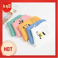 KQ0 Lovely Summer Candy Color Middle Socks Cotton Hosiery Cartoon 3D Cat Winter warm