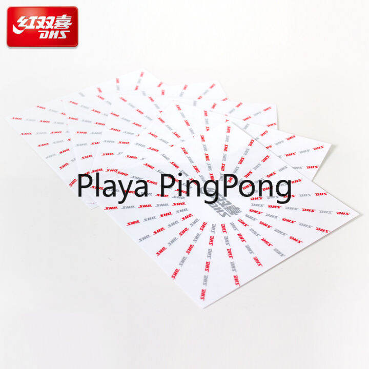10ชิ้นล็อต-self-sticky-dhs-ปิงปองป้องกันฟิล์ม-protector-กาวเหนียว-original-dhs-ping-pong-ยางป้องกัน-film