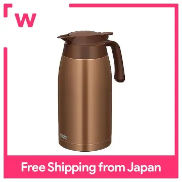 Thermos Stainless Pot 1.5L Brown THV-1501 SBW Japan –