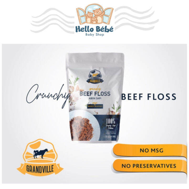 GRANDVILLE BEEF FLOSS ORIGINAL Abon Sapi Lazada Indonesia