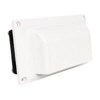 ชุดอุปกรณ์เสริมคาราวาน DC12V เครื่องดูดควันช่วง6W,สินค้ามาใหม่ช่องระบายอากาศสีดำ/สีขาว
