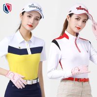 Golf Gear Golf clothing womens T-shirt short-sleeved Korean version womens long-sleeved GOLF golf clothes womens quick-drying tops summer wear