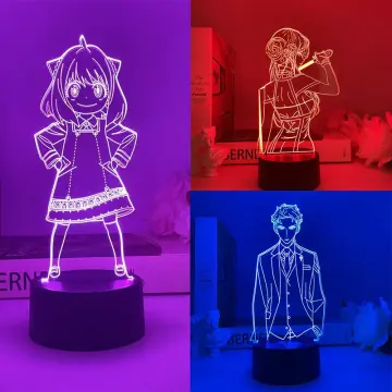 Naruto Shippuden Hokage 3D Acrylic LED 7 Colour Night Light Touch Lamp Gift  | eBay