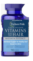 Puritans Pride Vitamins for the Hair Timed Release / 90 Caplets