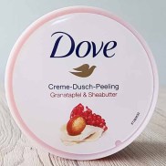 Kem tắm tẩy da chết Dove Creme Dusch Peeling HƯƠNG BƯỞI VÀ BƠ HẠT MỠ