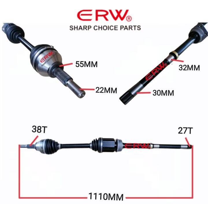 DRIVE SHAFT ASSEMBLY Replacement part no ( FB533B436JD ) FORD EXPLORER '1518 RH Lazada PH