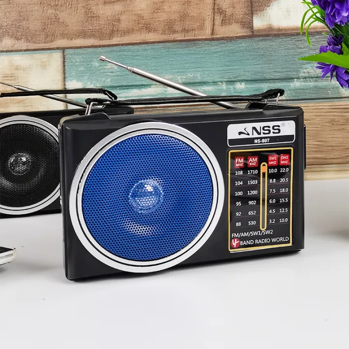 Rechargeable AM/FM Radio USB/SD/TF MP3 Player With Led Light | Lazada PH