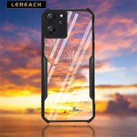 Lereach ตลับอะคริลิกใส สำหรับ Xiaomi Poco M6 pro Redmi 12 4G 5G เคส TPU เคสฝาหลังกันกระแทก