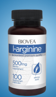 BIOVEA L-ARGININE 500 mg / 100 Vegetarian Capsules