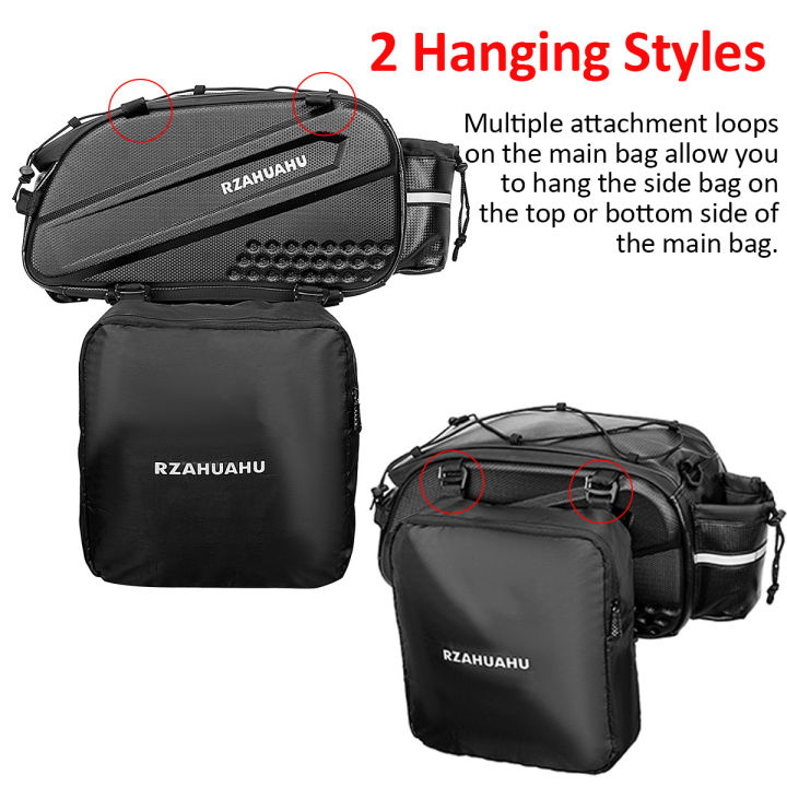 lixada-3-in-1-bike-rack-bag-trunk-bag-waterproof-bicycle-rear-seat-bag-with-2-side-hanging-bags-cycling-cargo-luggage-bag-pannier-shoulder-bag