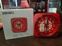 นาฬิกาโค้ก แบบปลุก Seiko แท้ สีดำ สีแดง สีขาว  4*4*2" แบบเหลี่ยม-แถมถ่านอย่างดี