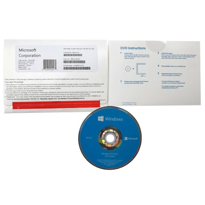 windows-10-home-32-64-dvd-oem-kw9-00139-ใช้งานได้ตลอดชีพ