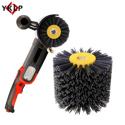 YKLP 120*100*19mm Nylon Abrasive Wire Drum Polishing Wheel Angle Grinder for Woodworking Metalworking Brush Tool