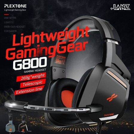 หูฟังครอบหัว-หูฟังเกมส์มิ่ง-สายแจ๊ค3-5mm-gaming-headset-g800-gray-black-plextone