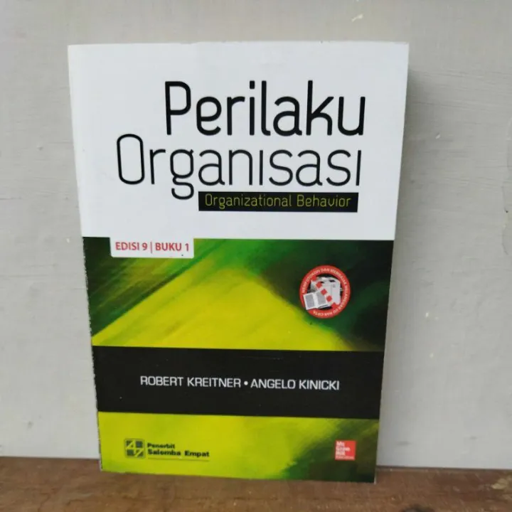 Buku Perilaku Organisasi Edisi Buku Robert Kreitner Kinicki