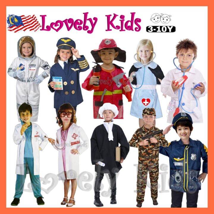 [READY STOCK] 310Y KIDS OCCUPATION CAREER COSTUME(LAWYER DOCTOR PILOT