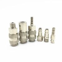 Pneumatic fitting EU type Quick push in connector High pressure coupler work on Air compressor Hand Tool Parts Accessories