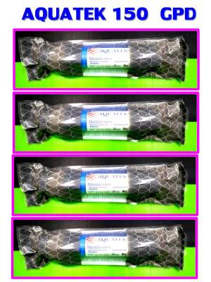 ถูก ยก 4 ไส้ !!!  AQUATEK 150 GPD / FAST 150 GPD ไส้กรองน้ำ ไส้กรองเมมเบรน  membrane r.o. ro. RO Membrane ของ เครื่องกรองน้ำ เครื่องกรอง ไส้กรอง นะคะ