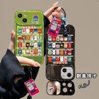 ✢❒ เคสโทรศัพท์มือถือ กันกระแทก พร้อมกระจก ลายเครื่องหยอดเหรียญ สําหรับ Iphone 12 13 14 7 8 SE2020 XR XS