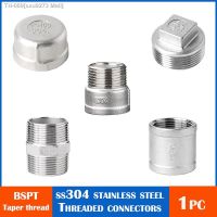 ❣๑ Male Straight Hexagon Joint Nipple Pipe Connection 304 fittings Stainless Steel threaded 1/2 1/8 1/4 3/8 pipe connector