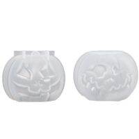 2-Pack 3D Pumpkin Candle , Halloween Pumpkin Silicone for Epoxy, Handmade Soap, Candles, Foundry Arts Crafts