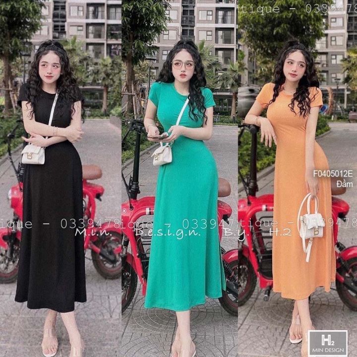 20 Mẫu váy đầm maxi thun dài đẹp kiểu Hàn Quốc  c3nguyentatthanhhpeduvn