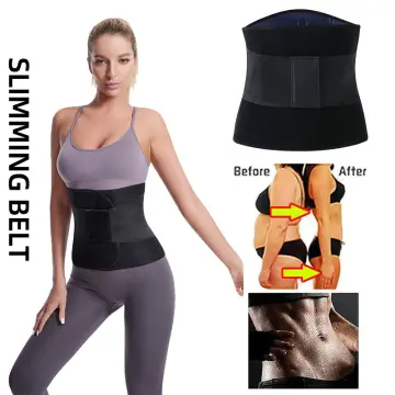 Sweat Waist Trimmer Black Pink Premium Waist Trainer Sauna Belt