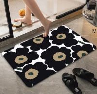 MARIMEKKO  B พรมพรมเช็ดเท้า อย่างดี ลาย MRMK B พรมเช็ดเท้า ขนาด 40 x 60 cm พรมกันลื่น ผลิตจากวัสดุอย่างดึ มีบริการเก็บเงินปลายทาง ฺงานสวย ฺ BY NOEYNEST SHOP